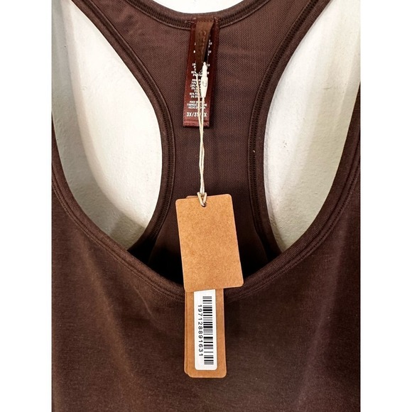 SKIMS OUTDOOR BASICS
MID THIGH BODYSUIT COCOA 3X - Picture 6 of 9